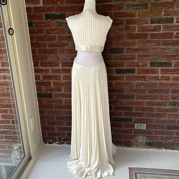 A.L.C. Alejandra Pleated Cut-Out Gown Size 6 NWT - Picture 6 of 7